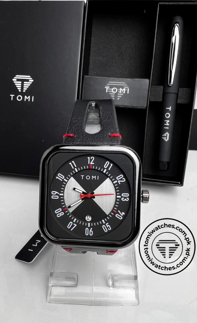 TOMI WATCH BLACK EDIYION WITH PENCIL