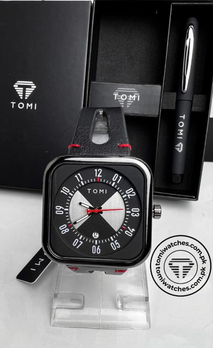 TOMI WATCH BLACK EDIYION WITH PENCIL
